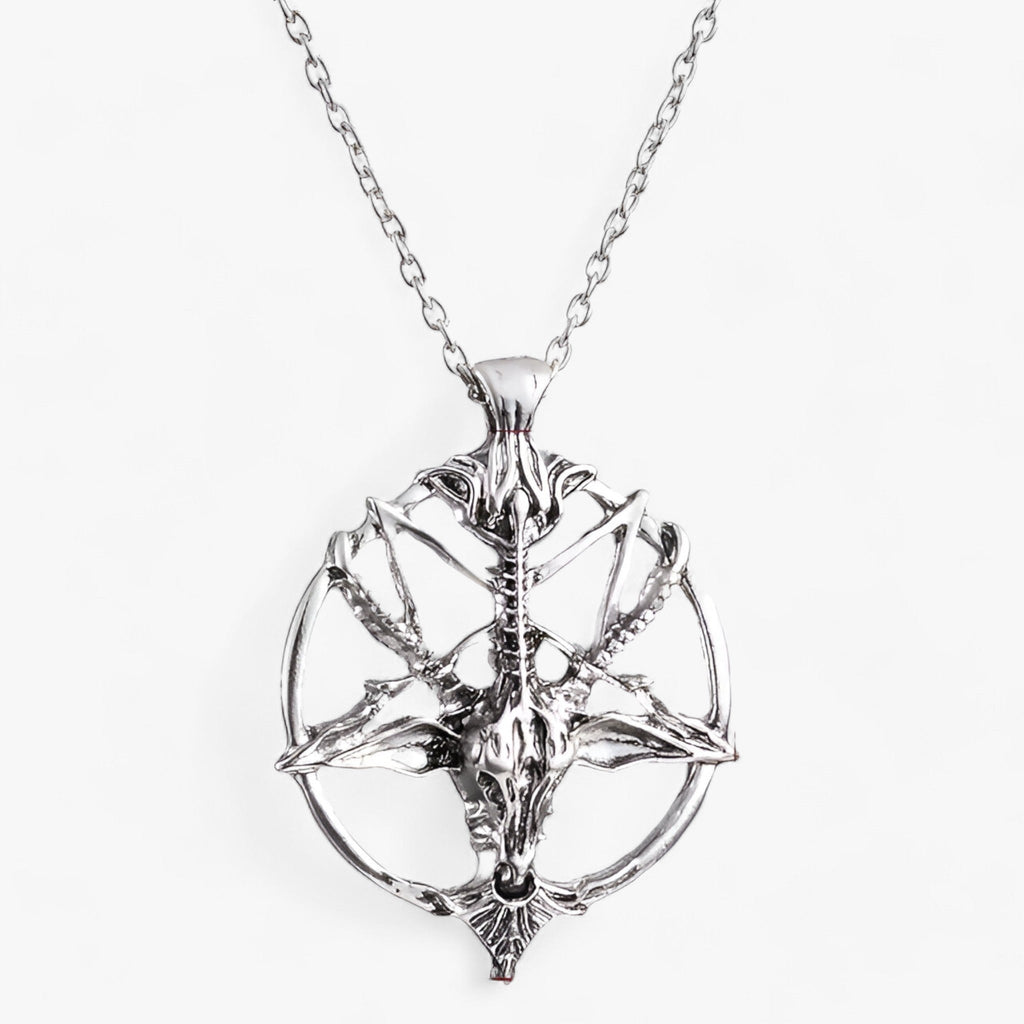 Halskette mit Pentagramm-Anhänger – Vintage-Charme