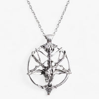 Halskette mit Pentagramm-Anhänger – Vintage-Charme