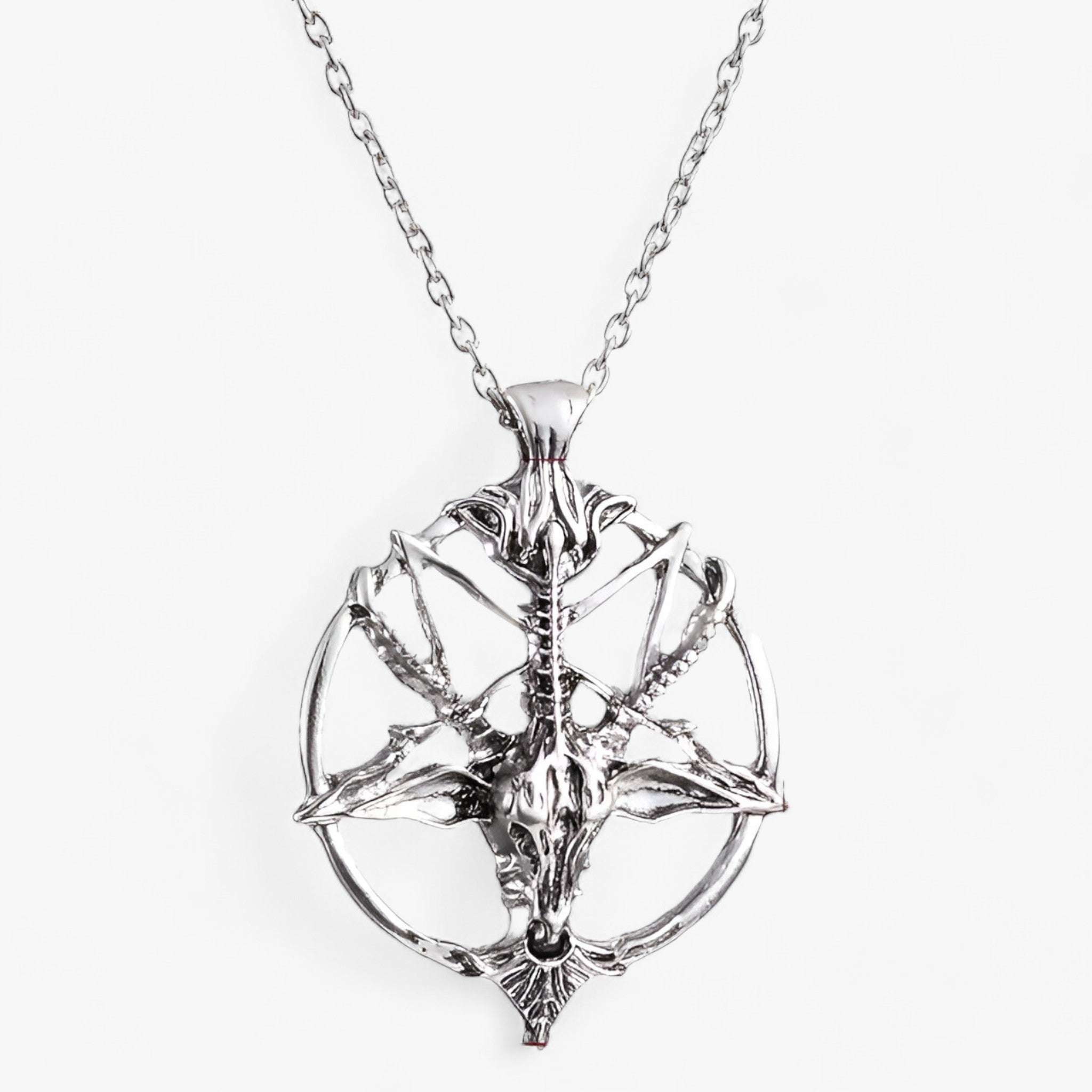 Halskette mit Pentagramm-Anhänger – Vintage-Charme