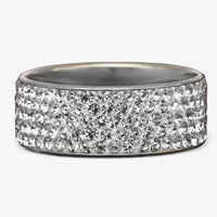 Kristall-Ehering – eleganter Edelstahl