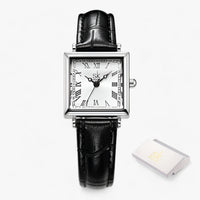 Charlotte | Quadratisches Damenarmbanduhr – wunderschön und elegant für besondere Anlässe