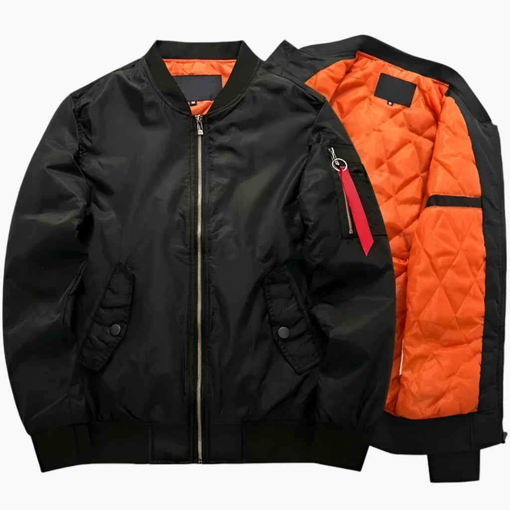 MA1 Pilotenbomberjacke – Militärwärme für Herbst & Winter