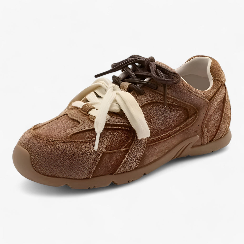 Emma | Sneakers aus echtem Leder - Retro-Komfort