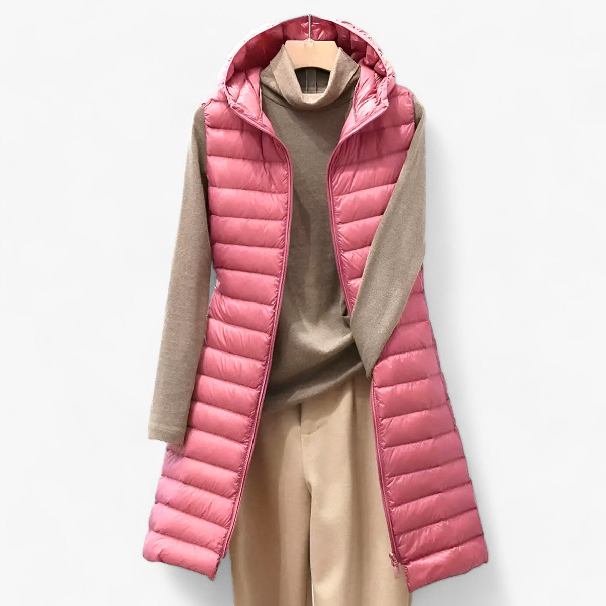 Gilet Mantel für Frauen - Gemütliche Wärme Mittellang