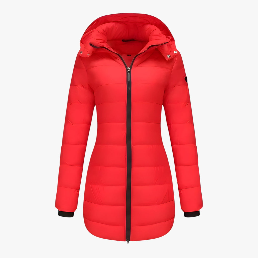 Elena | Lang Parka mit Kapuze - Extrem Warm Winterjacke