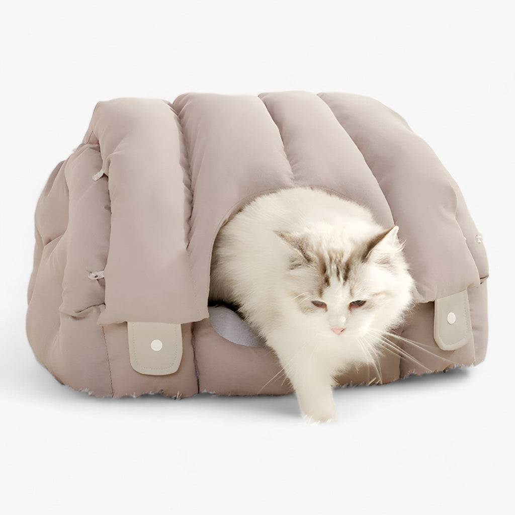 DOUILLET | Bogenförmiges Katzenbett - Ultimativer Komfort für Ihre Katzenfreunde