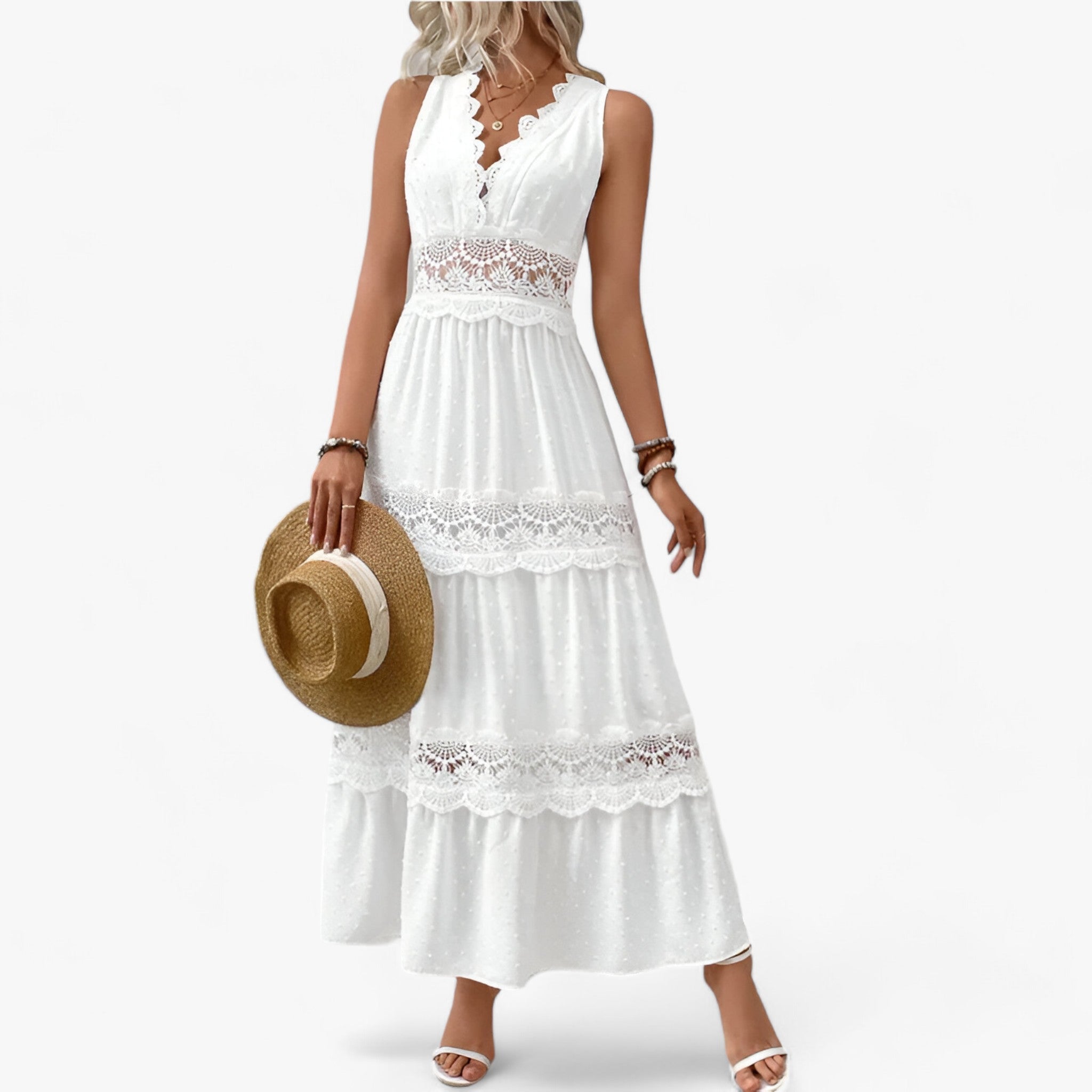 Eloise | Sommerkleid mit V-Ausschnitt