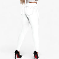 Trendy | Modische Hochbund Slim-Fit Destroyed Jeans - Moderner Stil mit einem Chic-Edge
