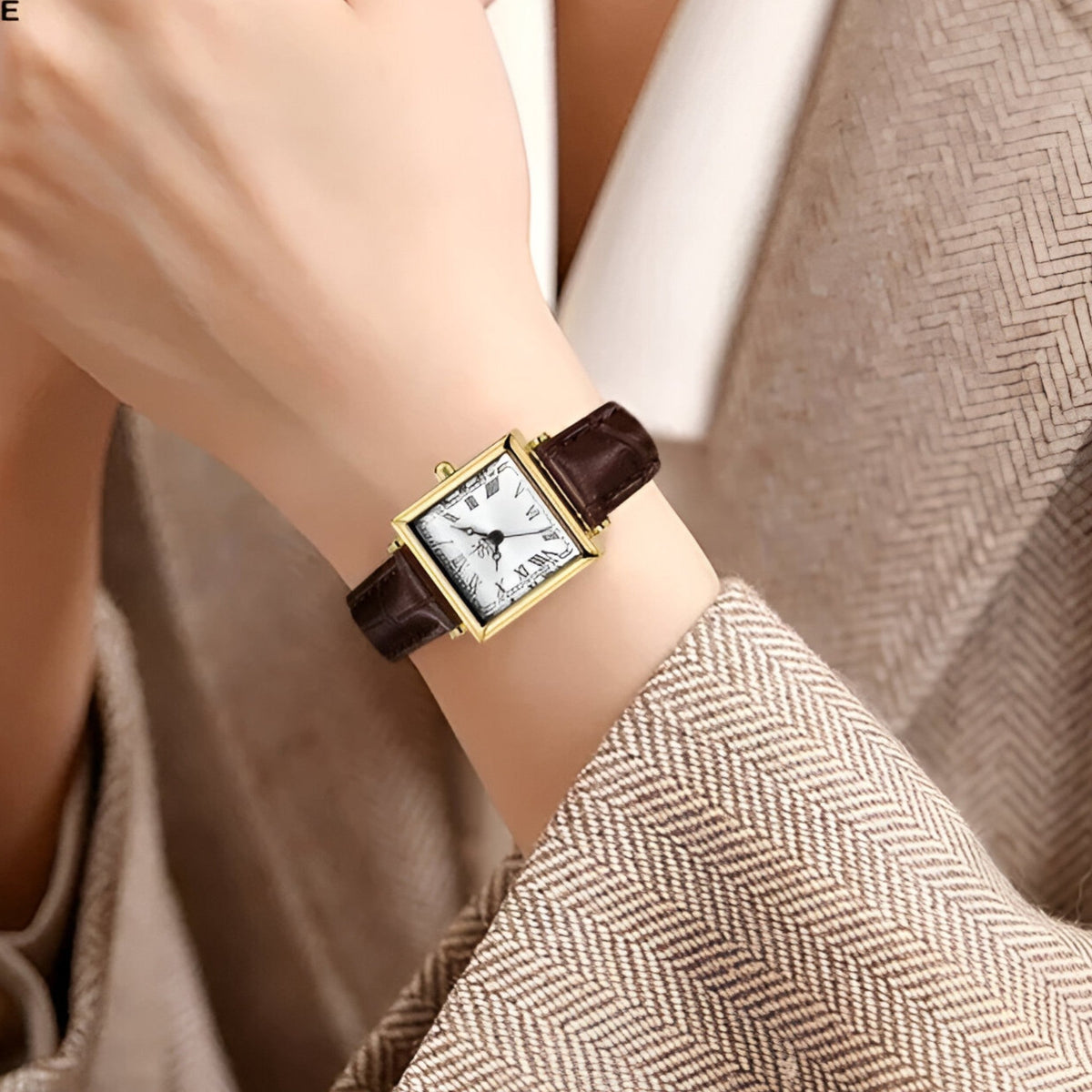 Quadrat Damen Uhr - Erlesen und elegant für besondere Anlässe