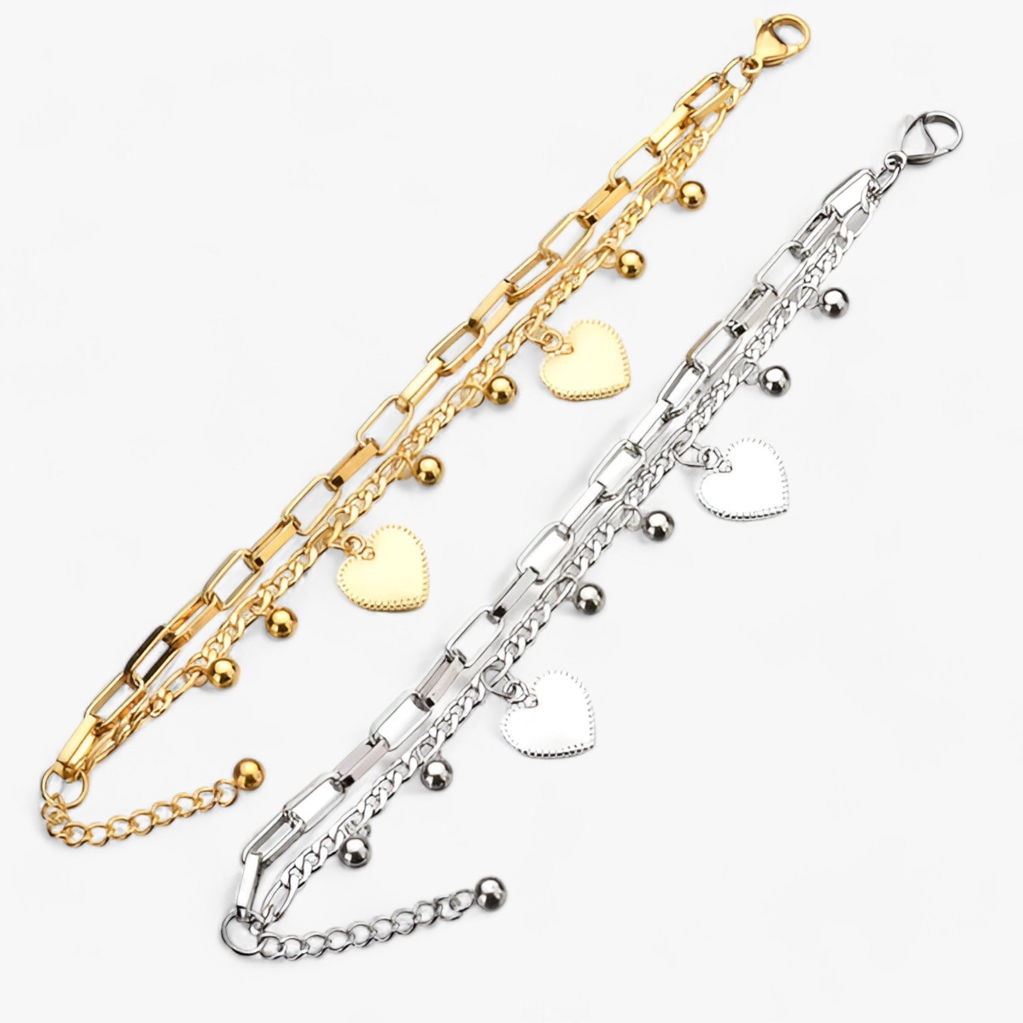 Herz-Charm-Armband - Elegantes Symbol der Liebe