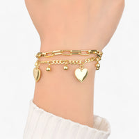 Herz-Charm-Armband - Elegantes Symbol der Liebe