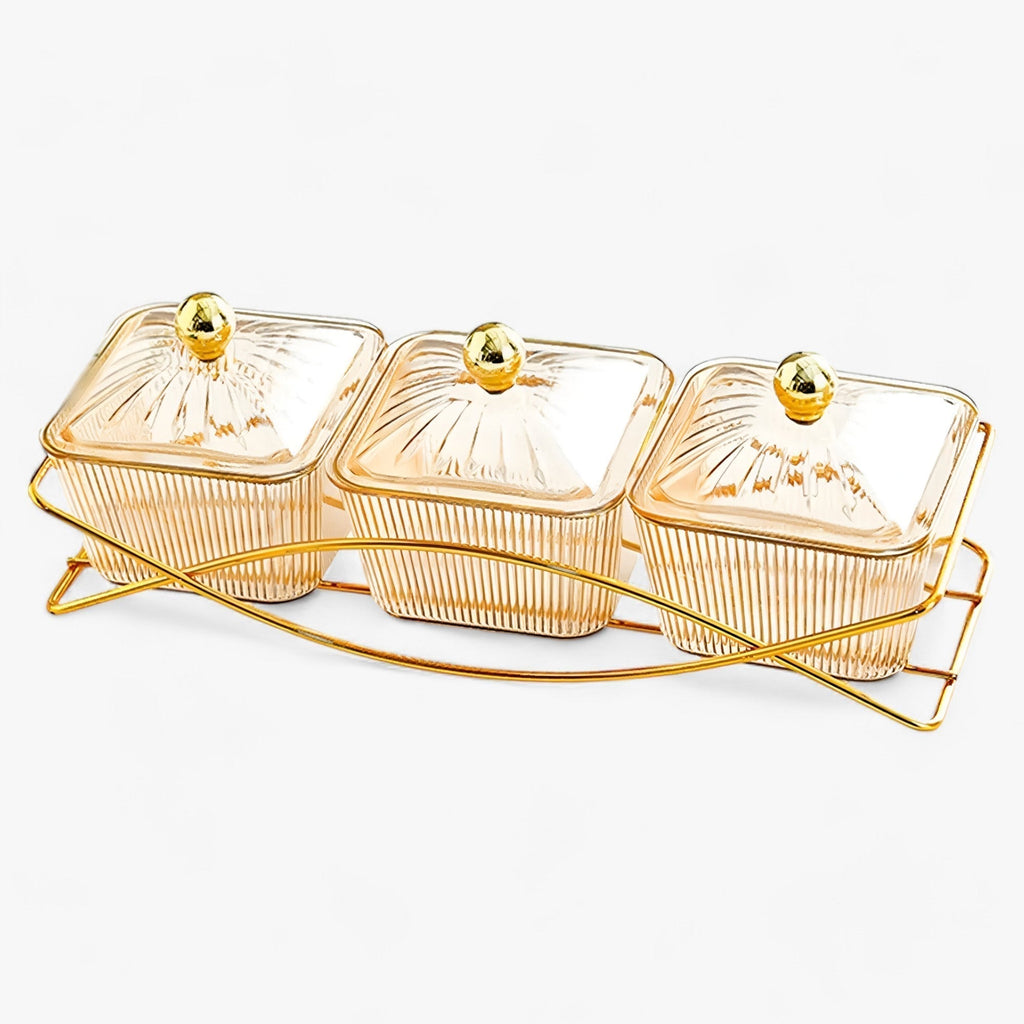 Dessertteller mit Deckel - Stilvolle Aufbewahrung für Desserts und Snacks