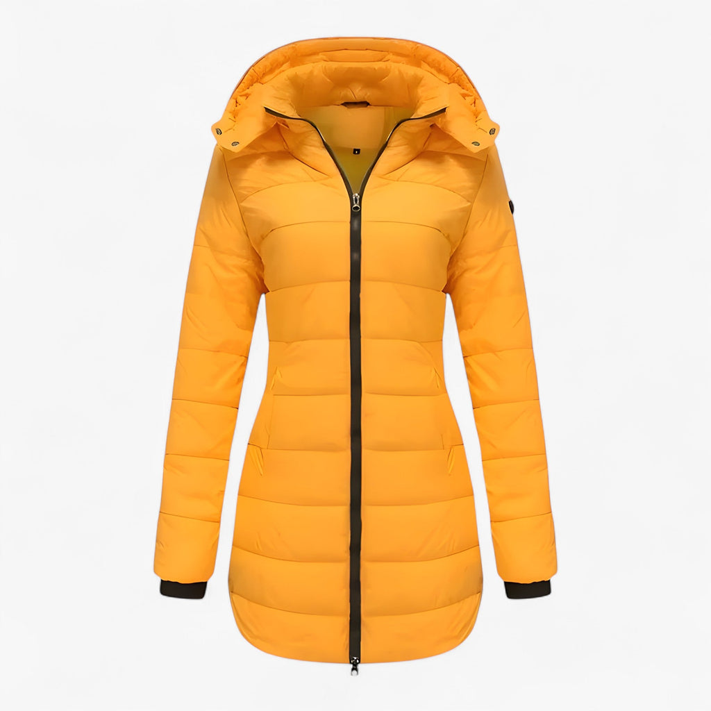 Elena | Lang Parka mit Kapuze - Extrem Warm Winterjacke