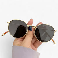 Designer-Sonnenbrille - Vielseitige runde Gläser für den täglichen Gebrauch