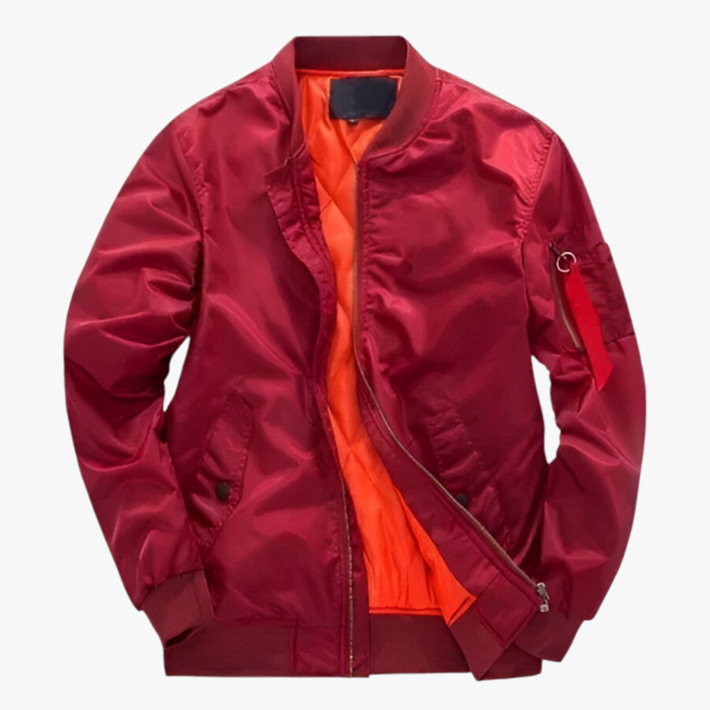 MA1 Pilotenbomberjacke – Militärwärme für Herbst & Winter