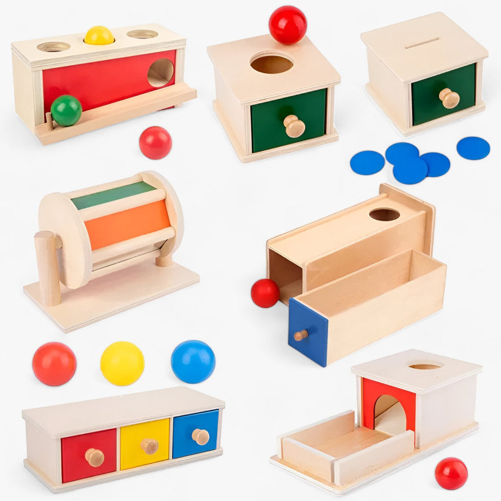 Sensorische Münzbox - Babys Sinnesentdeckung