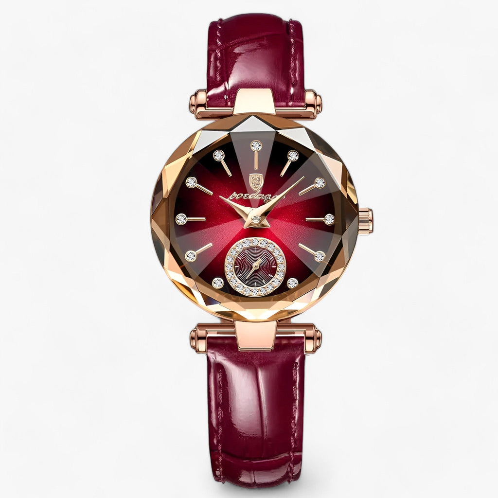 Damen Luxus Edelstahl Uhr - Klassische Eleganz und Haltbarkeit