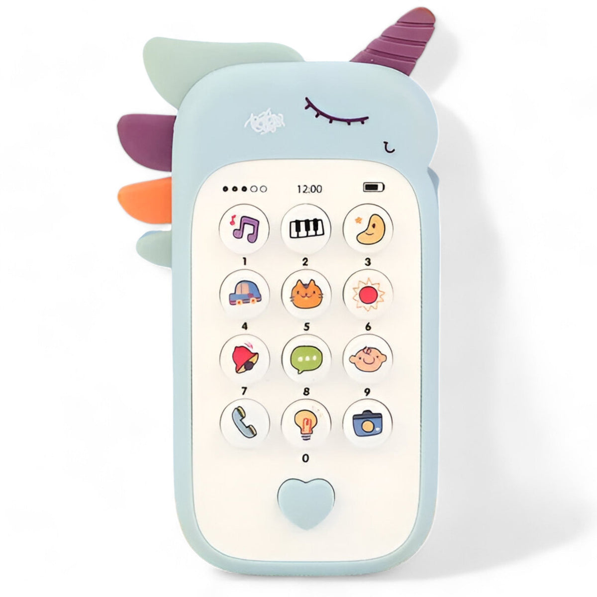 Baby-Spielzeugtelefon - Beruhigende Musik und Interaktives Spiel