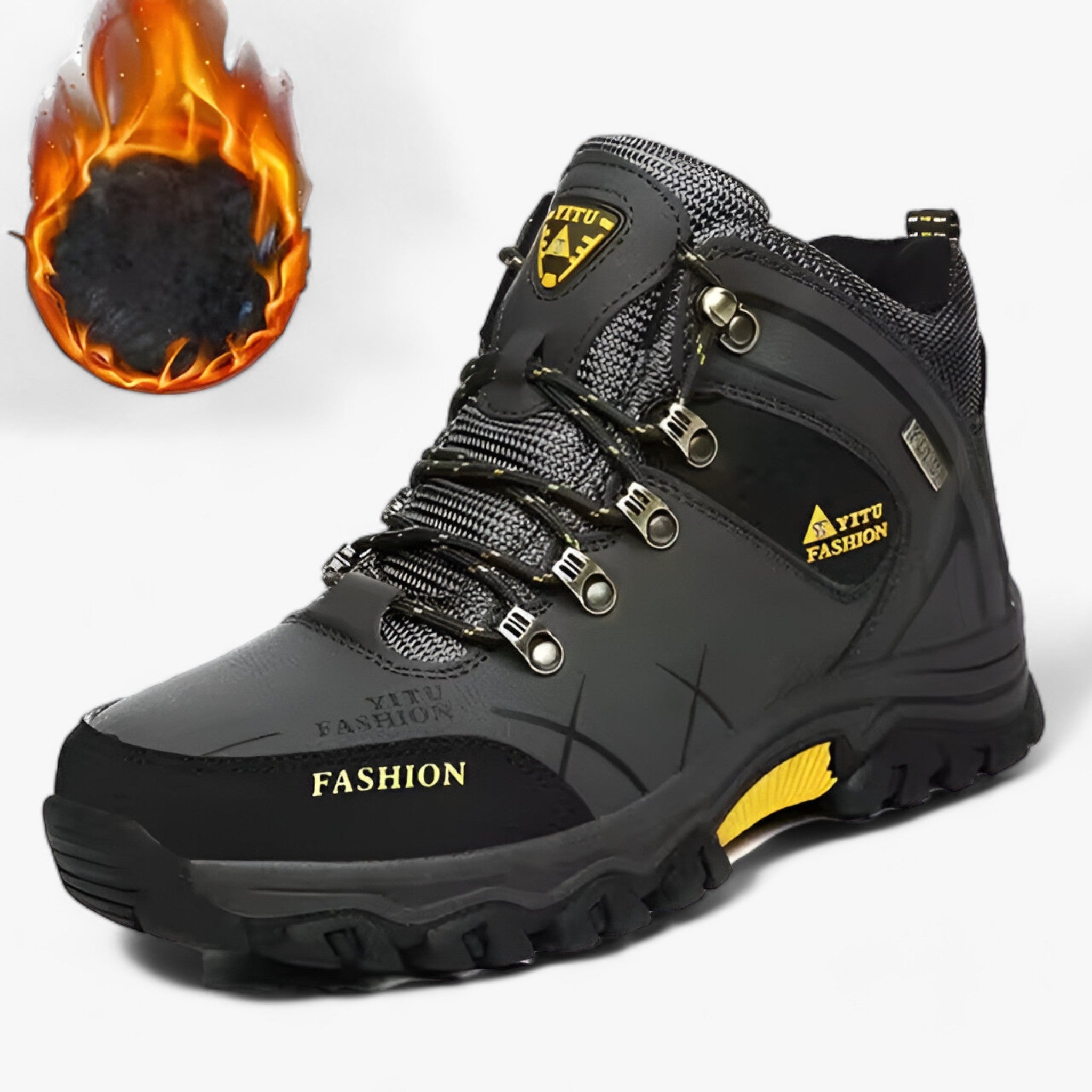 Lederstiefel für Schnee - Wasserdicht und Ultra Warm für den Winter