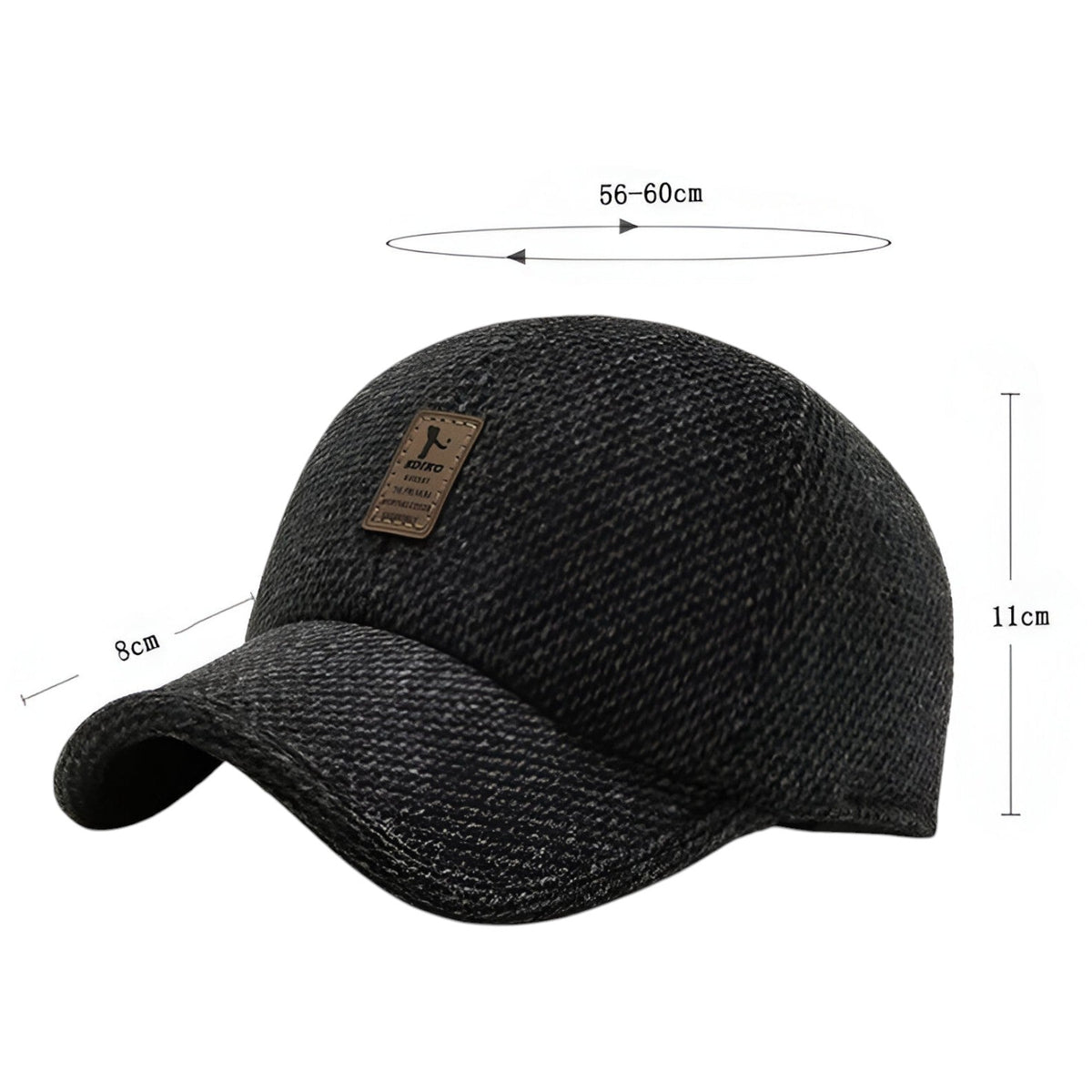 SnapHat™ - Strick Winter Baseballcap