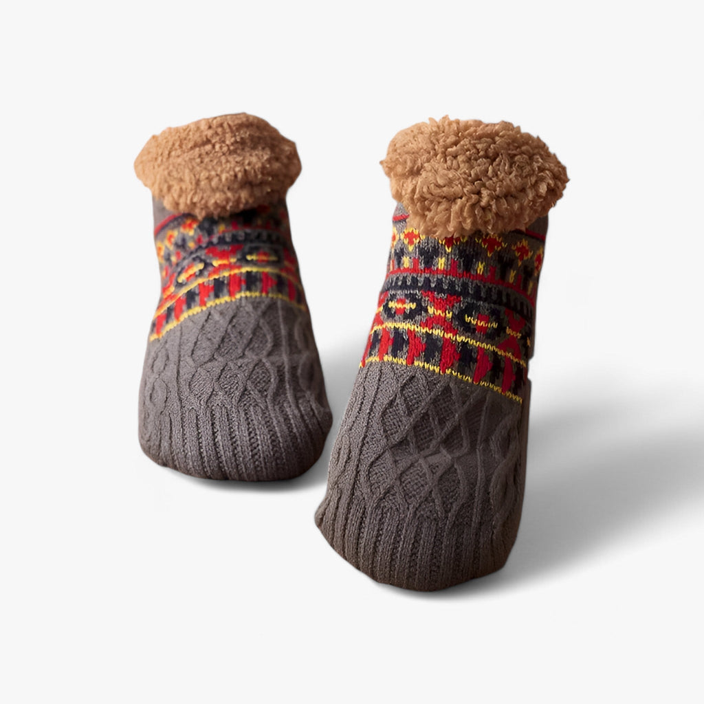 Flauschige Thermosocken - Gemütliche Wärme und rutschfest