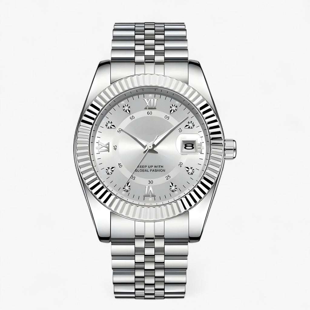 Everest | Elegante Herrenuhr aus Edelstahl mit Quarzwerk