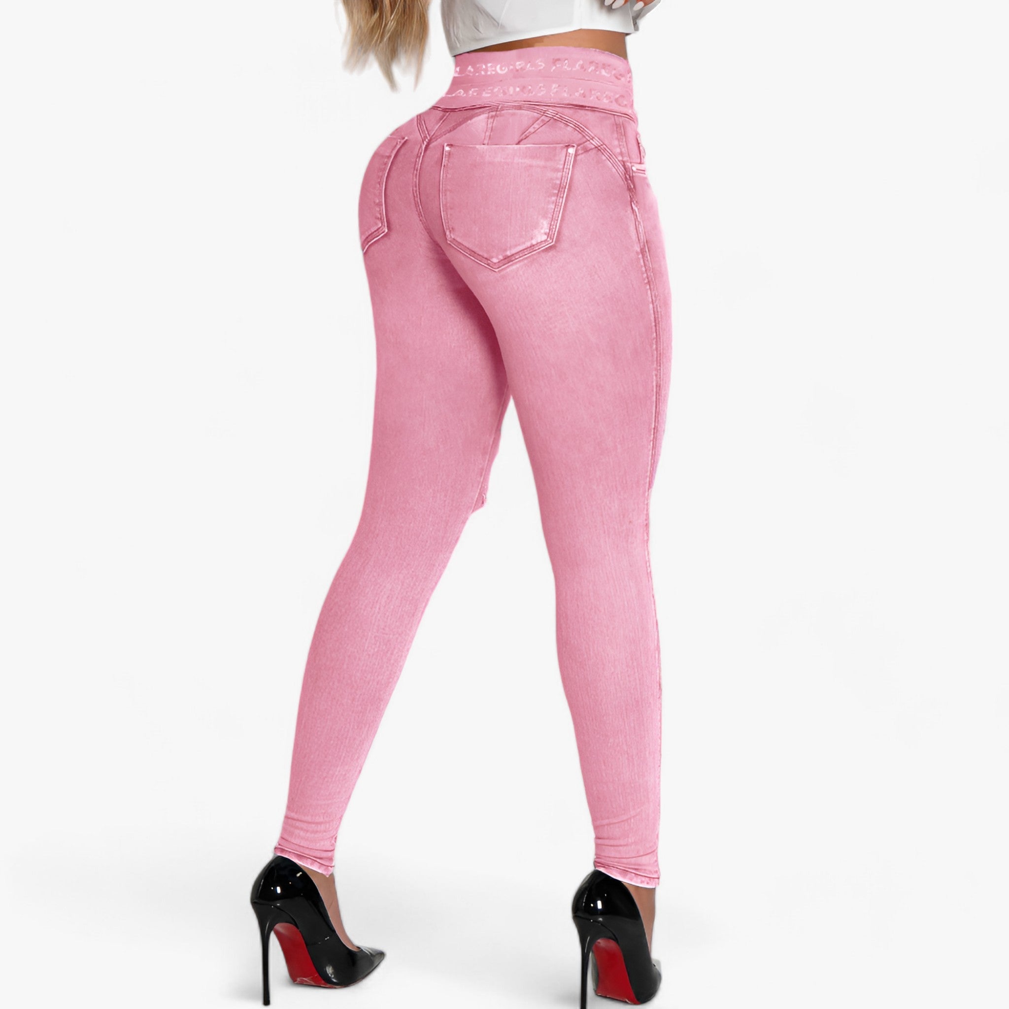 Trendy | Modische Hochbund Slim-Fit Destroyed Jeans - Moderner Stil mit einem Chic-Edge
