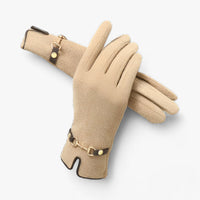 FrostElegance | Winter Touchscreen-Handschuhe - Warmer & Stilvoller Komfort