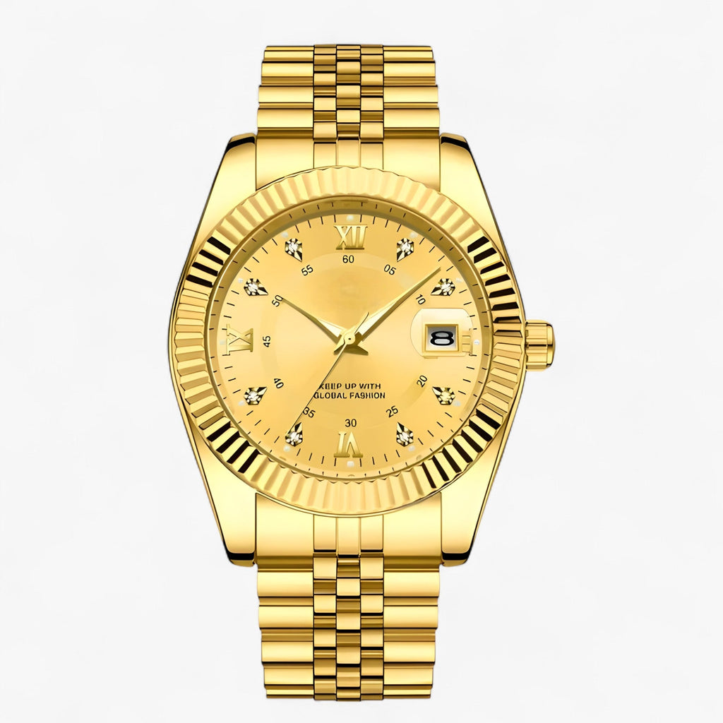Everest | Elegante Herrenuhr aus Edelstahl mit Quarzwerk