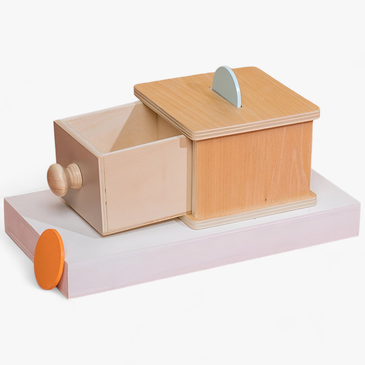 Sensorische Münzbox - Babys Sinnesentdeckung