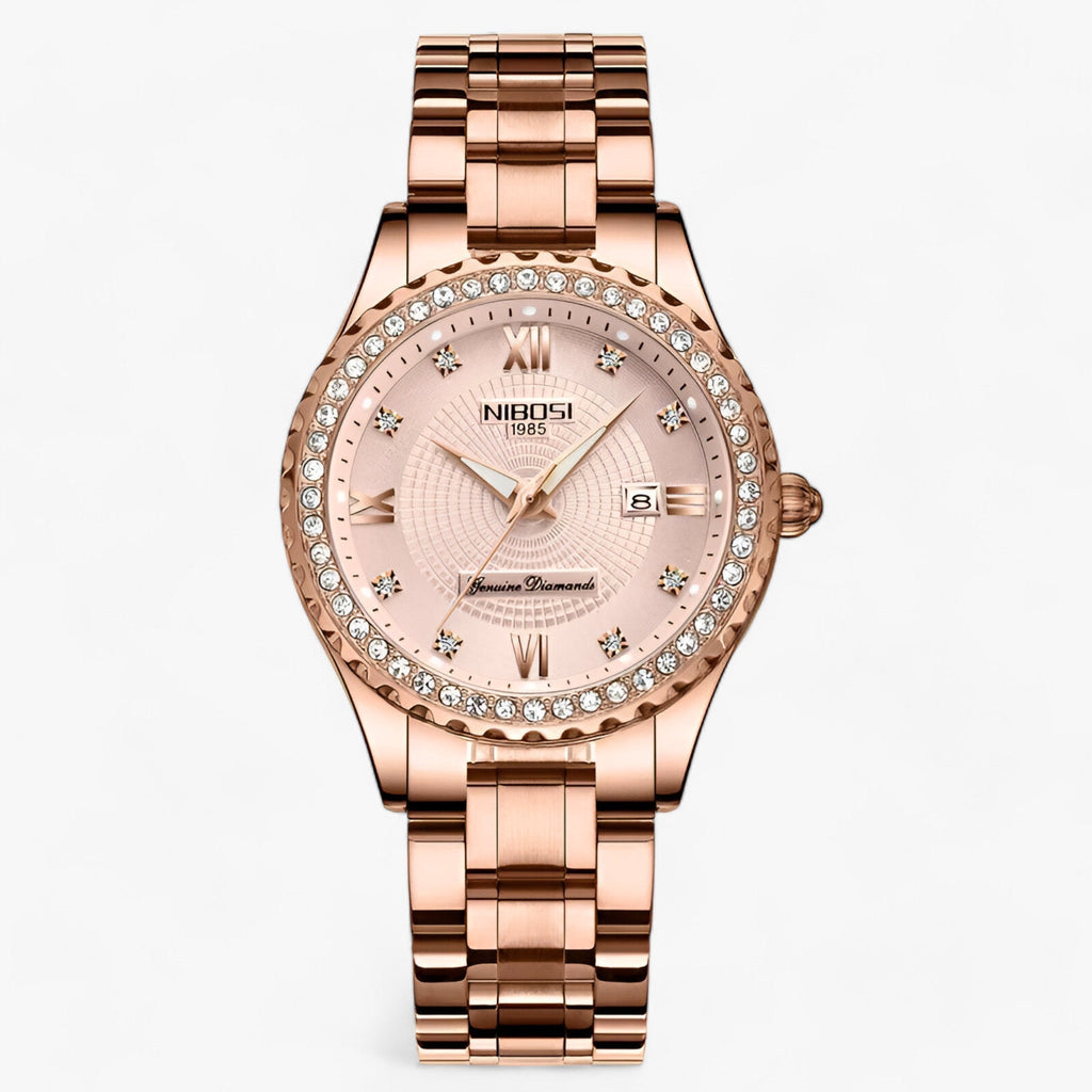Damen Luxus Uhr - Präzision und Stil kombiniert