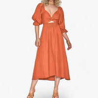 Kleid mit Rüschenärmeln - Elegant und Bequem