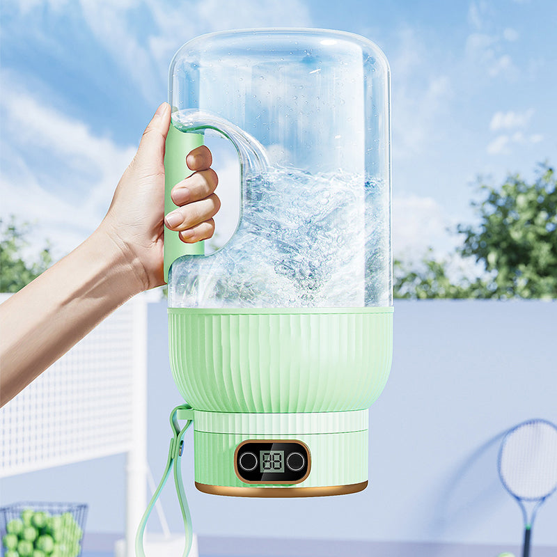Juice2Go | Duo Multifunktionale tragbare Saftpresse mit Digitalanzeige