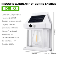 Solar-Wandleuchte für draußen
