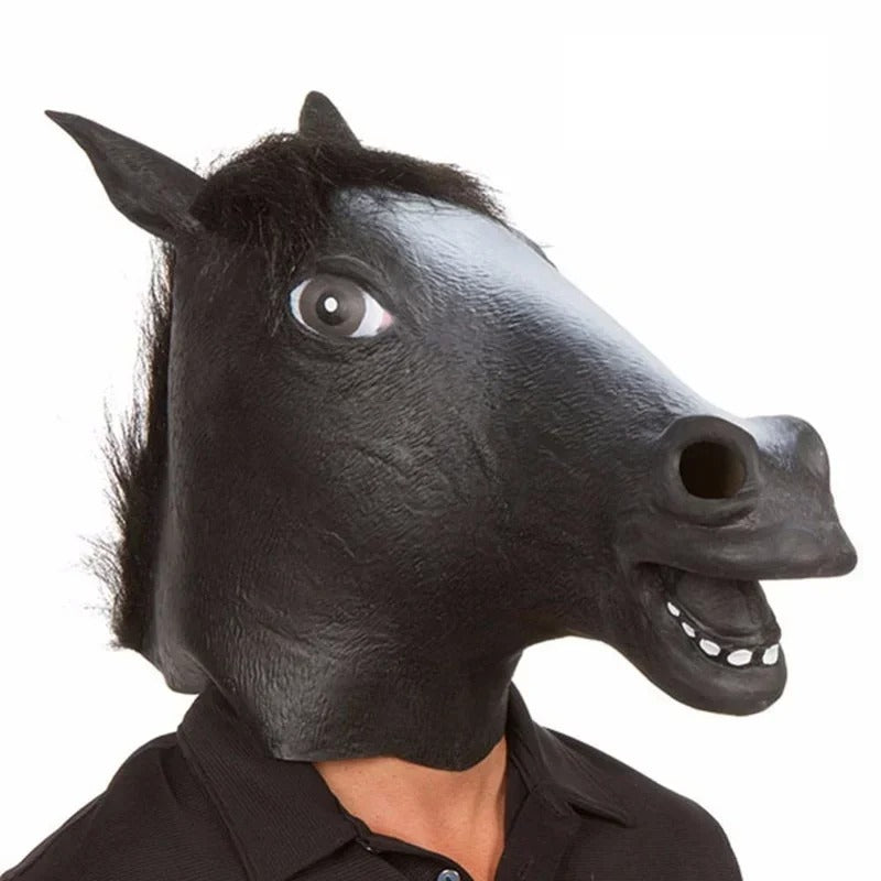 Masque Tête de Cheval Halloween | Masque de Cosplay et Accessoire de Fête Amusant