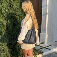Kaia Vegane Leder Hobo Tasche