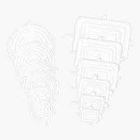 SealFresh™ | Silikon, wiederverwendbare Lebensmittelabdeckungen